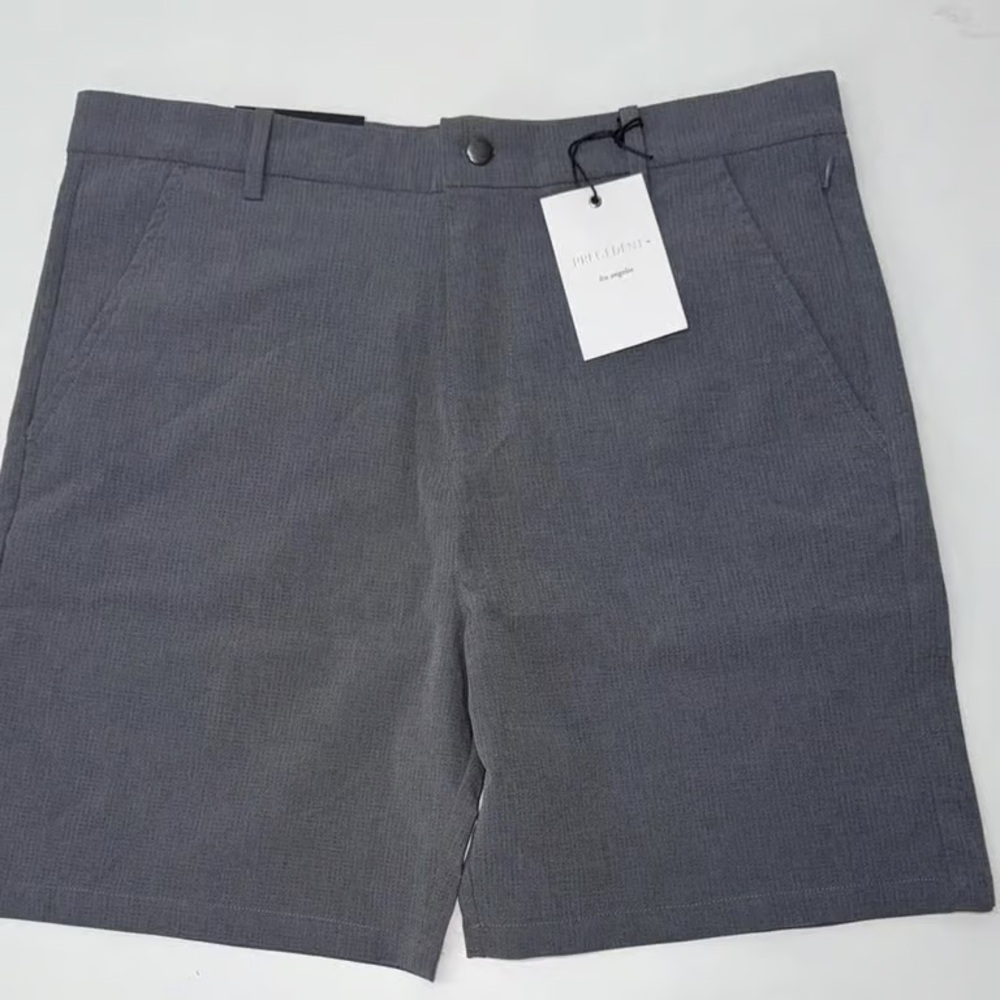 Classic Gray Men's Flat Front Shorts Sz 32 New
